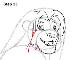 Simba Grown Up Lion King Drawing 23 Lion King Drawings King Drawing How To Draw Simba