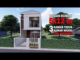 Ukuran rumah 2 lantai yang satu ini mungkin yang paling luas dibanding dengan rumah 2 lantai sebelumnya. Desain Rumah 5x12 M Dua Lantai 3 Kamar Tidur 3 Kamar Mandi Youtube Di 2021 Desain Rumah Desain Rumah Kecil Rumah