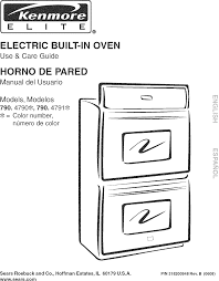 Kenmore electric range model 790.94359700 oven. Kenmore 790 479 Users Manual