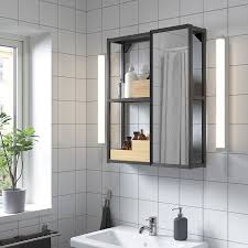 Enhet Spiegelschrank Anthrazit Ikea Deutschland In 2020 Spiegelschrank Badezimmer Gestalten Ikea