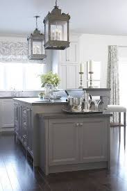 Sarah S Suburban House New Home Classic Style Grey Kitchen Designs Home Kitchens Grey Kitchen Island