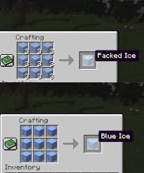 Minecraft Java Edition - Is There A Way To Convert Blue Ice Back Into Packed  Ice? - Arqade