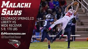 Ncaa d2 • football gunnison, co. Malachi Salus 2019 20 Football Western Colorado University Athletics