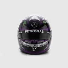 Over the years, this design has evolved to switch from the yellow base to white, and more recently purple. Lewis Hamilton 2020 1 5 Scale Mini Helmet Mercedes Amg Petronas Motorsport The Official Mercedes Amg Petronas Formula One Team Store