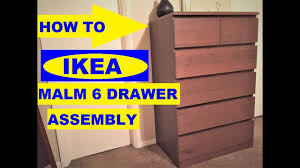 Of course, all ikea furniture requires assembly, and the malm is no exception. How To Assemble Ikea Malm 6 Drawer Chest Youtube