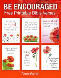 I put a picture on each so that my youngest, who is learning to read, will have help to know what it says. Be Encouraged Free Printable Bible Verses Printable Download Free