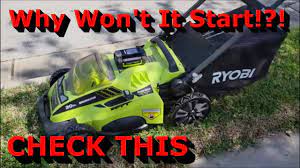 Tips for ryobi 20 in. Ryobi 40v Lawn Mower Won T Start What To Check And Why Youtube