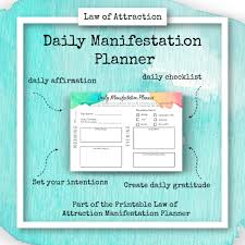 10 min morning routine that will change your life Printable Manifestation Planner Law Of Attraction Planner Manifesting Journal Self Love Gratitude Universe Loa Printable Planner Printable Planner Law Of Attraction Planner How Are You Feeling