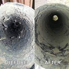Attach the first piece of pipe to the brush. Soot Loose Chimney Flue Cleaner Rubbedin