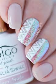Paulina S Passionseasy Aztec Nail Art Pixel Effect Emerald By Indigo Nails Indigo Nails Aztec Nails Tribal Nails