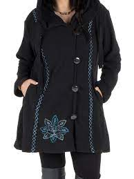 Vous pouvez accompagner votre veste d'un pantalon de tailleur avec des pattes élargies, mais elle peut. Veste Noire Femme Originale A Capuche En Grande Taille Kumbo