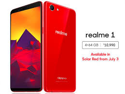 Realme 1 in Solar Red Colour ...