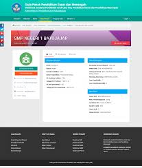 Pembaharuan menu mou kerjasama untuk smk (digunakan untuk memasukan kolom nama perusahaan, cv, dsb yang menjalin kerjasama prakerin). Profil Smp Negeri 1 Batujajar