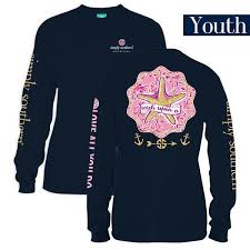 details about youth wish upon a star long sleeve simply southern tee shirt