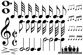 The printable music images, vector music images section includes printable music symbols in several print and vector image formats. Vector Music Symbols