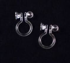 Clip on earrings are the most popular choice, where the earring setting clips onto the earlobe and our other option is ear screws. 3 Pairs Invisible Clip On Earrings Findings Post Converter Or Diy Ebay