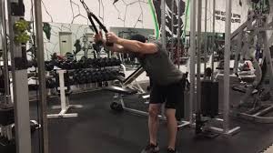 Standing chest flys on cable cross machine view: Cable Straight Arm Pulldown With Rope Youtube