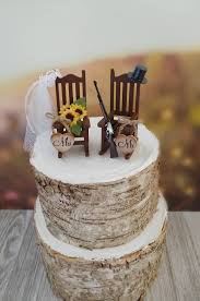Gun wedding chairs lake camping hunting themed wedding cake topper deer hunter shot gun riffle bride groom camouflage themed gun cake topper. Miniature Sunflower Rocking Chair Wedding Cake Topper Shotgun Etsy