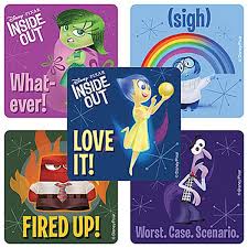 Inside Out Value Stickers 5 At Store Common Name Disney Inside Out Inside Out Toys Inside Out