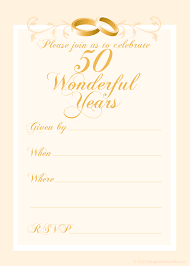 Free 50th Wedding Anniversary Invitations Templates 50th Wedding Anniversary Invitations 50th Anniversary Invitations Wedding Anniversary Invitations