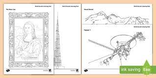 Released in 2018 by inner sloth, but gained its popularity in 2020. World Records Colouring Pages