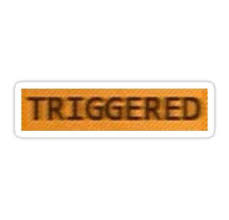 Triggered Sticker By Memeapparel Computer Sticker Meme Stickers Snapchat Stickers