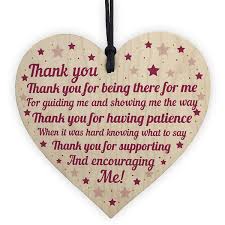 4.7 out of 5 stars. Thank You Gift Plaque Friendship Thank You Gifts For Mum Dad Best Friend Wish