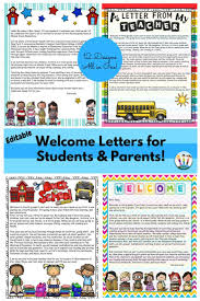 Welcome Your New Students Back To School With These 10 Different Designed Letter Templates To Letter To Students Welcome Letter School Teacher Welcome Letters