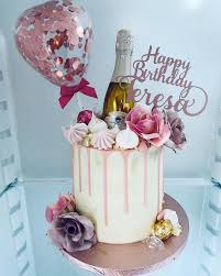 Female Rose Gold 30th Birthday Cake Pin On Cakes