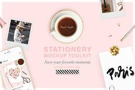 Creator Toolkit Mockup Stationery Mockup Free Stationery Free Psd Mockups Templates