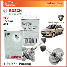 Check spelling or type a new query. Proton Saga Fl Flx Headlamp Light Bulb Bosch H7 12 Volt 55 Watt 2 Pcs Shopee Malaysia