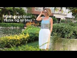 Askili Orgu Bluz Yazlik Tig Isi Bluz Crocheted Blouse Youtube Sleeveless Wedding Dress Wedding Dresses Dresses