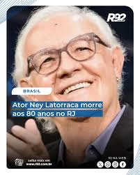 O ator Ney Latorraca, de 80 anos, morreu na manhã desta quinta-feira (26),  no Rio de Janeiro. A informação foi divulgada pela assessoria de imprensa  da Clínica São Vicente, hospital onde o