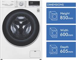 There's no standard washer and dryer size, but here's what's typical for each style and setup, rounded up to the next inch Lg Wvc5 1409w 9kg 5kg Combo Washer Dryer At The Good Guys