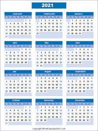 This 2021 calendar is in landscape layout and is free to use. Printable 2021 Calendar By Month