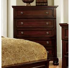 Check out our cherry wood table selection for the very best in unique or custom, handmade pieces from our furniture shops. Northville Dark Cherry Wood 5 Drawer Chest By Furniture Of America
