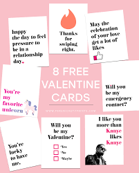 Flip through our 10 favorite funny valentines for 2020. Funny Free Valentines Card Printables