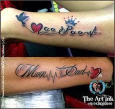 50 Maa Paaa Ideas Dad Tattoos Mom Dad Tattoos Tattoos