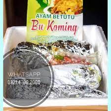 1 kg ayam potong, air, garam, gula, kaldu jamur totole, bumbu halus, 1/2 sdm ketumbar, 2 butir kemiri, 1 sdt merica bubuk, 8 buah cabe rawit, 1/2 sdm terasi, 1/2 ruas kunyit, bumbu rajang, 125 gram bawang merah, 5 siung bawang putih, 1.5 ruas lengkuas, 1.5 jempol kunyit, 1 ruas. Jumlah Ayam Betutu Khas Bali Kabupaten Tulungagung Jawa Timur Lampiranpenerimaanhibahpkm Ayam Betutu Merupakan Kuliner Khas Dari Gilimanuk Berupa Ayam Yang Dimasak Dengan Rempah Pedas Dalam Waktu Lama Sehingga Menghasilkan Hidangan