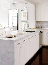 Marble Kitchen Peninsula Contemporary Kitchen Style At Home Kitchen Cabinet Styles Kitchen Marble Kitchen Island With Sink