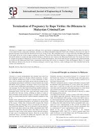 This is to take into account the pill delivery time and any other. Pdf Termination Of Pregnancy By Rape Victim The Dilemma In Malaysian Criminal Law