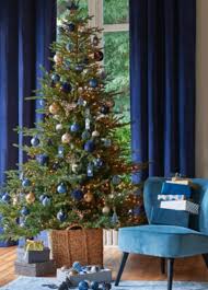 Deep Blue Maisons Du Monde Velluto Blu Natale Alberi Di Natale
