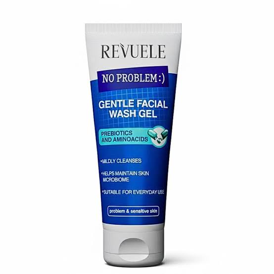 REVUELE NO PROBLEM GENTLE FACIAL WASH GEL PREBIOTICS AND AMINOACIDS, 200 ML