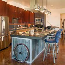 Modern hollywood blockbusters inspired by broadway shows 5 Places To Love Corrugated Metal In Your House Kitchen Design Industrial Kitchen Design Kitchen Island Design