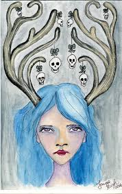 Christmas Art Original 5 5x8 5 Watercolor On Paper Annoyed Etsy Christmas Art Art Small Paintings