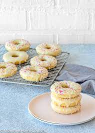 Easy Eggless Baked Donuts Recipe Donut Recipes Eggless Baking Baking