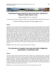 Etika pakaian penjawat awam produksi kolej komuniti kuala langat. Kepentingan Budaya Integriti Dan Etika Kerja Dalam Kepentingan Budaya Integriti Dan Etika Kerja Dalam Pdf Pdf4pro