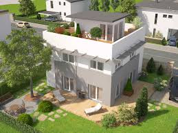Sie stehen auf ihrer dachterrasse. Fertighaus Sky View Vario Haus Fertigteilhauser Gibt Dem Leben Ein Zuhause Fertigteilhaus Einfamilienhaus Haus Aufstocken