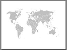Weltkarte länder umrisse schwarz weiß. Free Editable Worldmap For Powerpoint Download