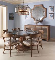 The Lyons Pedestal Dining Table Paired With Cleo Dining Chairs Lyons Sideboard And Suffolk Mirror Greenhouse Fabrics Pedestal Dining Table Home